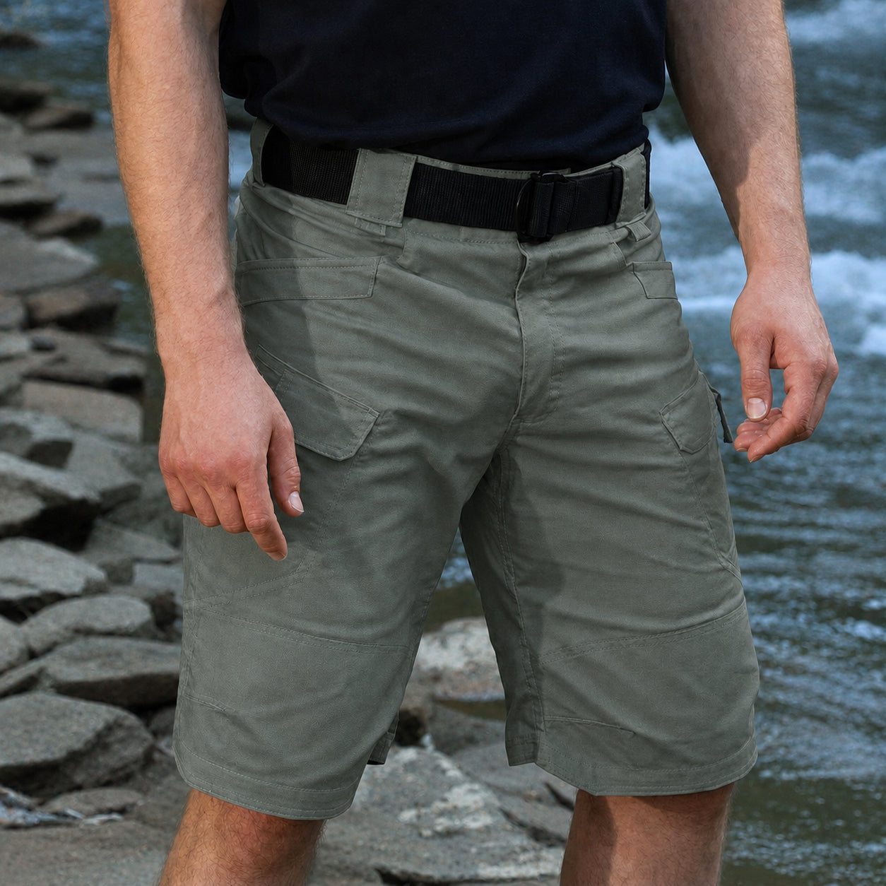 Men’s Durable Tactical Cargo Shorts with Stretch & Multi-Pockets - Buy 2 Free Shipping