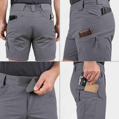 Men’s Durable Tactical Cargo Shorts with Stretch & Multi-Pockets - Buy 2 Free Shipping