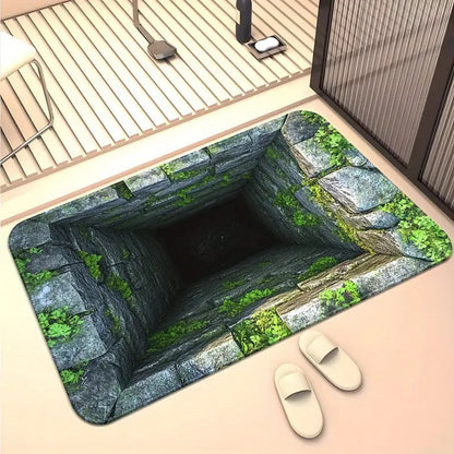 3D Endless Abyss Absorbent Doormat