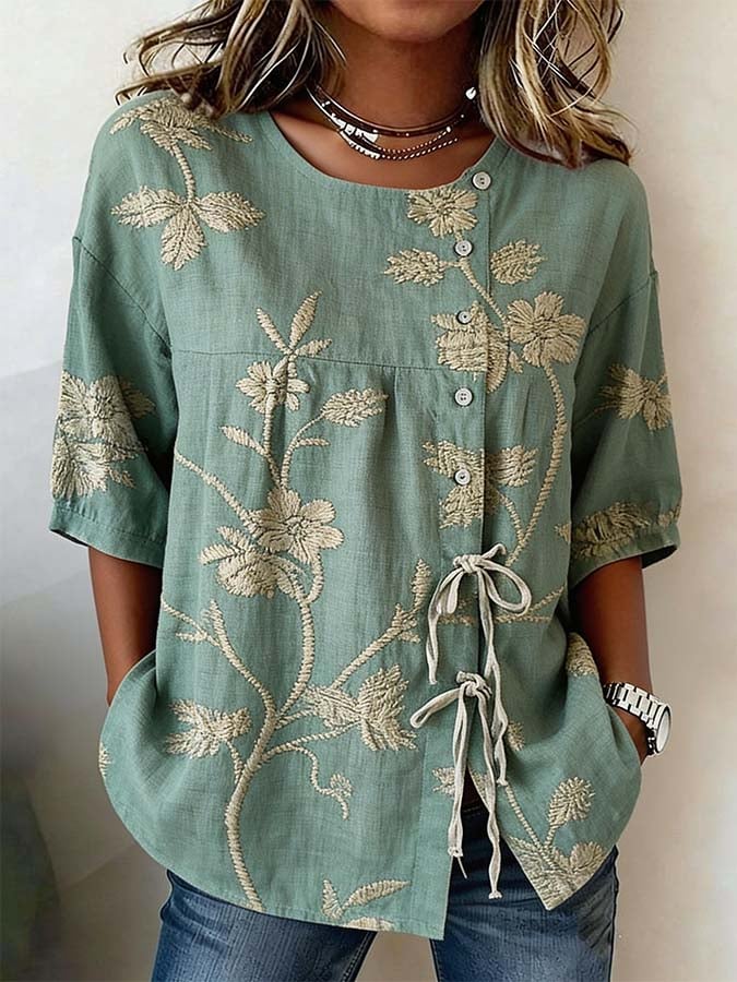 Women'S Casual Printed Shirt