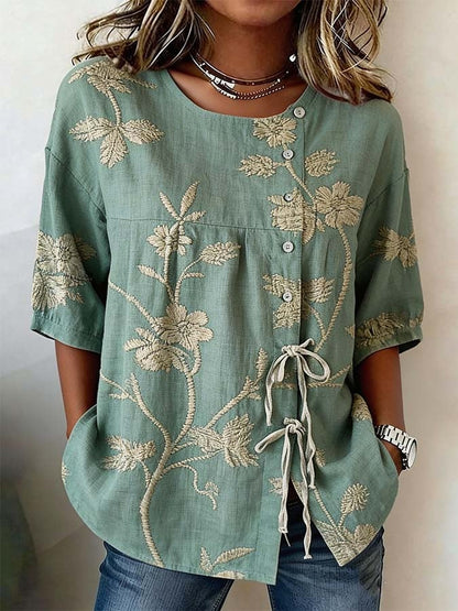 Women'S Casual Printed Shirt