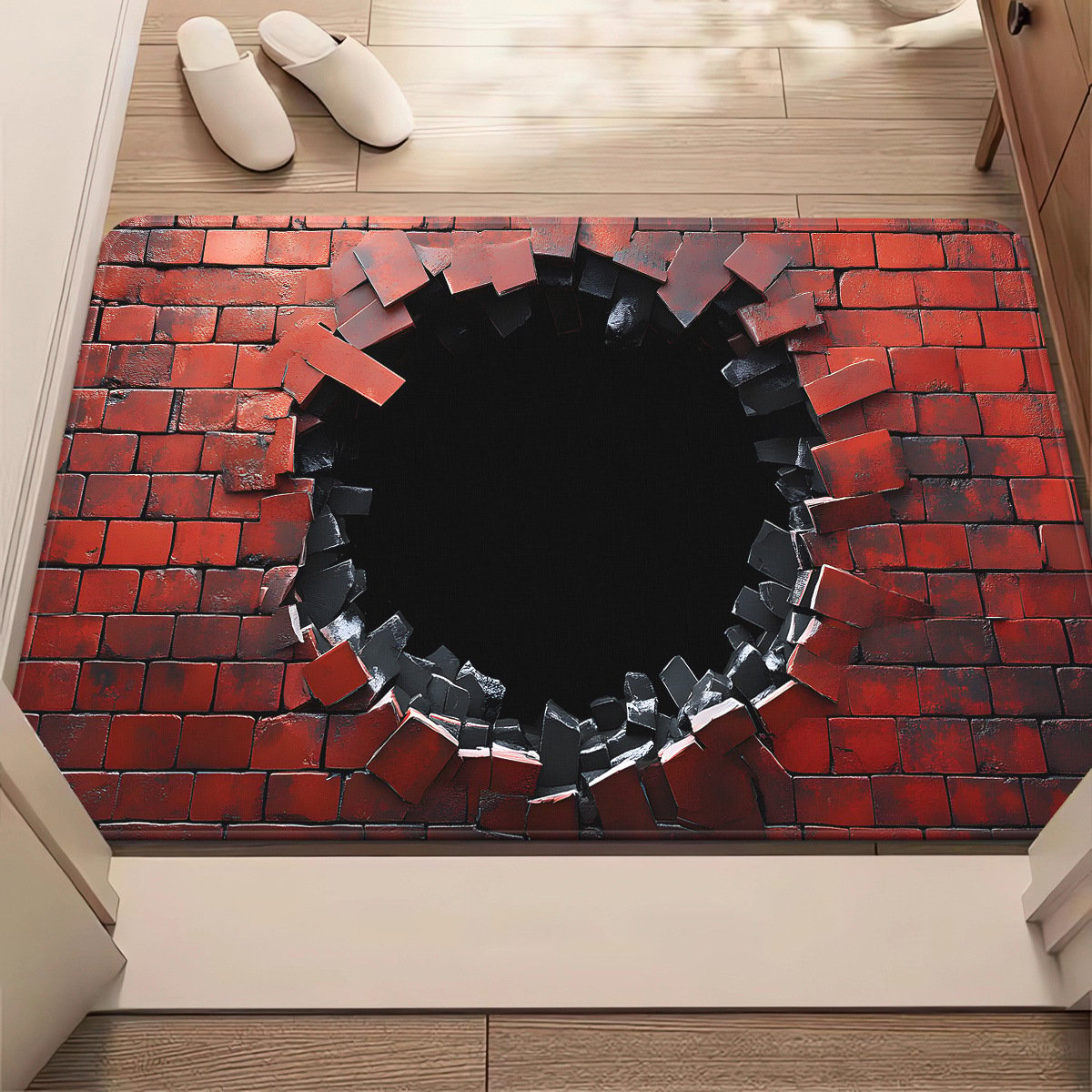 3D Endless Abyss Absorbent Doormat