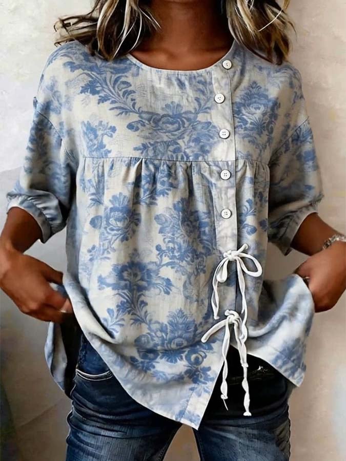 Women'S Daily Casual Printed Shirt