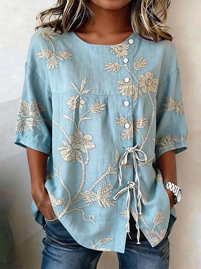 Women'S Casual Printed Shirt