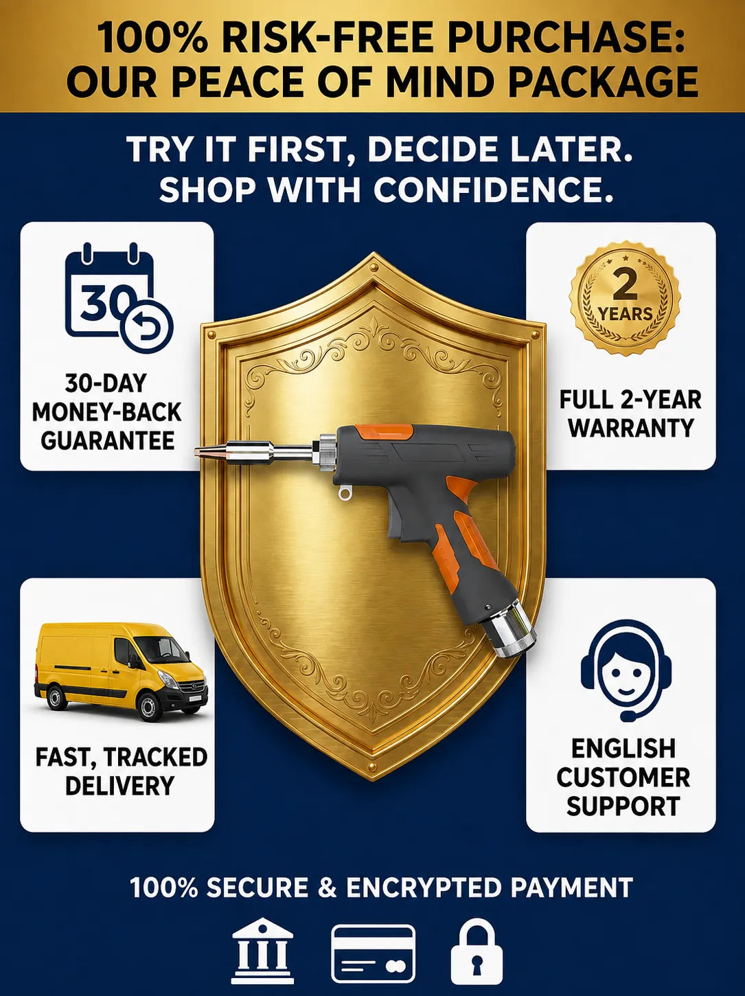 🏆 German Technology 5-in-1 Laser Welding Gun (Patented by German Engineers) | Easy DIY Repairs 🛠️ | Spark-Free Cutting & Rust Removal | 100% Burn-Proof Safety 🛡️ | Cordless & Generator-Free
