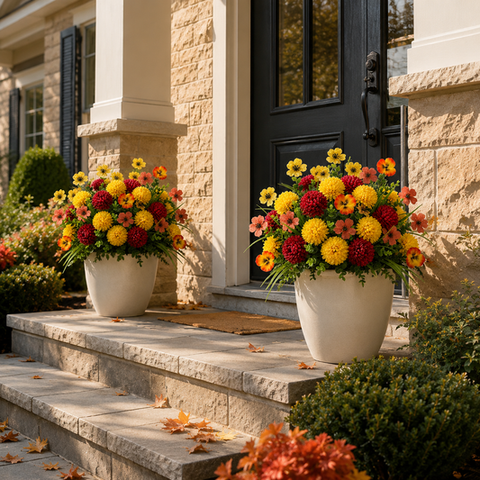 Artificial Fall Flower Set – UV-Resistant, Wind-Resistant & Fade-Resistant