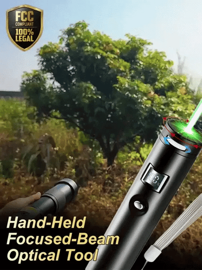 German high-intensity laser tech Military-Grade Tactical Red/Green Laser | Ignites at 1000℃, remotely removes foreign objects. Illumination distance up to 1000 yards!