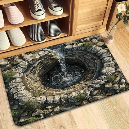 3D Endless Abyss Absorbent Doormat
