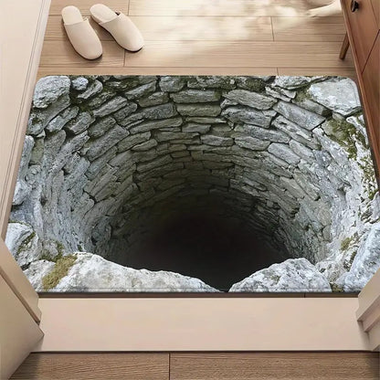 3D Endless Abyss Absorbent Doormat