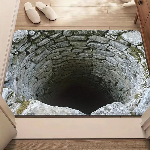 3D Endless Abyss Absorbent Doormat