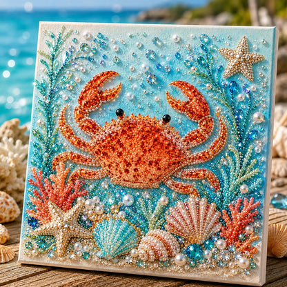 🌊 LAST DAY 49% OFF – Premium 3D Pearl Ocean Wall Art Kit | Luxury Ocean Theme Canvas with Scratch-Resistant Non-Fading Pearl Beads DIY Coastal Decor 🐚✨