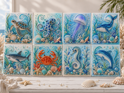 🌊 LAST DAY 49% OFF – Premium 3D Pearl Ocean Wall Art Kit | Luxury Ocean Theme Canvas with Scratch-Resistant Non-Fading Pearl Beads DIY Coastal Decor 🐚✨