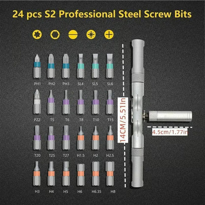 🔥Big Sale 48%OFF🔥24 in 1 Magnetic Screwdriver Set
