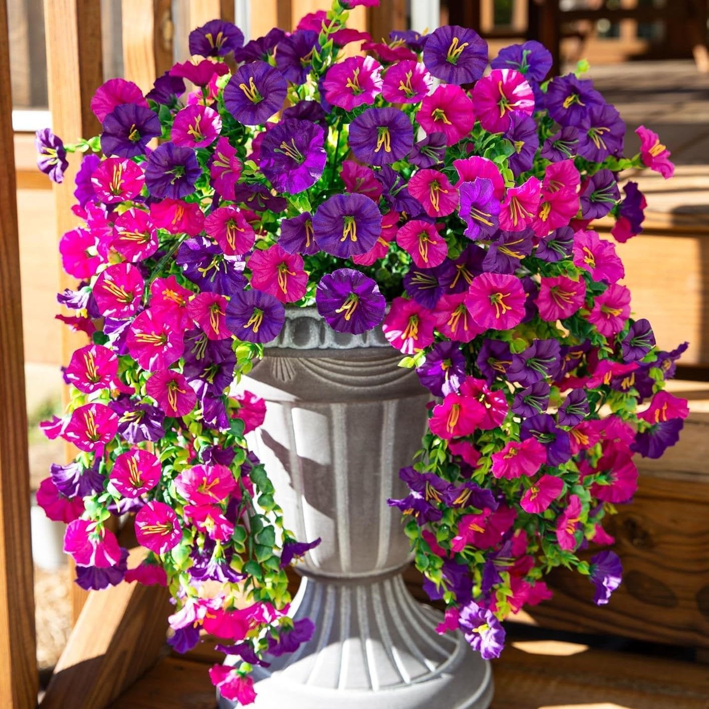 🌺UV ResistantHanging Artificial Morning Glory Vine💖