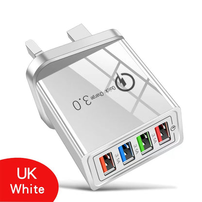 ⚡4-in-1 Travel Charger