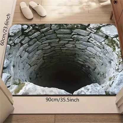 3D Endless Abyss Absorbent Doormat