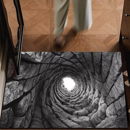 3D Endless Abyss Absorbent Doormat