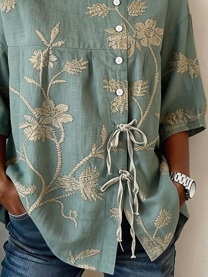 Women'S Casual Printed Shirt