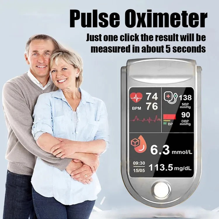 Bazuy Pulse Oximeter - LK89🩺 Your All-in-One Home Health Companion