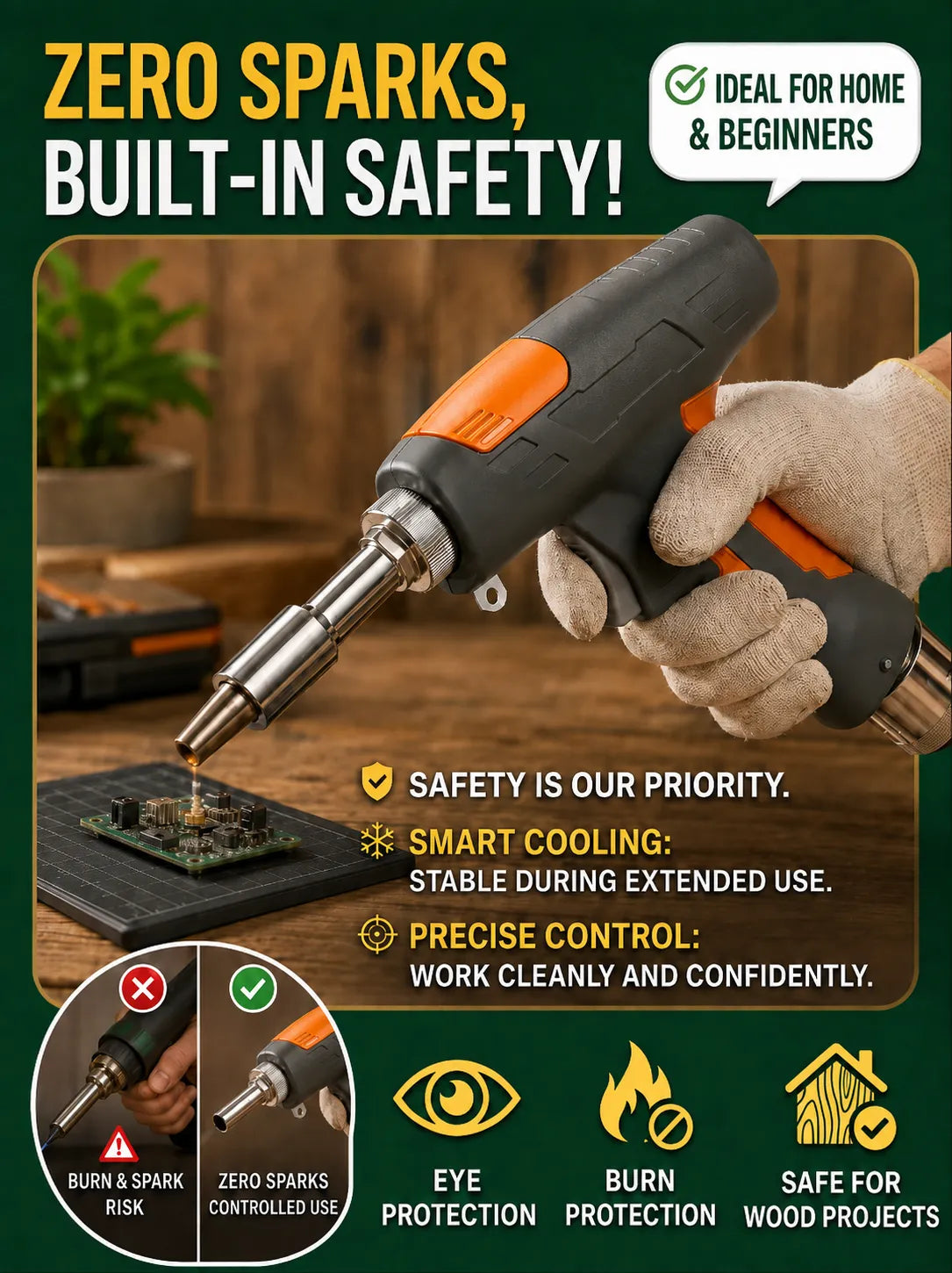 🏆 German Technology 5-in-1 Laser Welding Gun (Patented by German Engineers) | Easy DIY Repairs 🛠️ | Spark-Free Cutting & Rust Removal | 100% Burn-Proof Safety 🛡️ | Cordless & Generator-Free