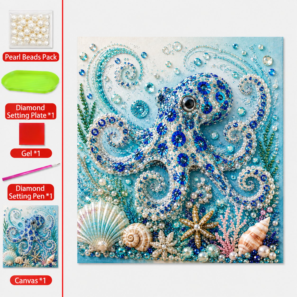 🌊 LAST DAY 49% OFF – Premium 3D Pearl Ocean Wall Art Kit | Luxury Ocean Theme Canvas with Scratch-Resistant Non-Fading Pearl Beads DIY Coastal Decor 🐚✨
