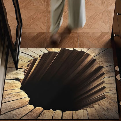 3D Endless Abyss Absorbent Doormat