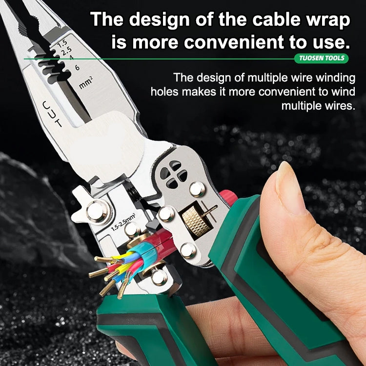 【All-in-One!】Foldable Voltage Tester, Screwdriver, and Wire Stripper.