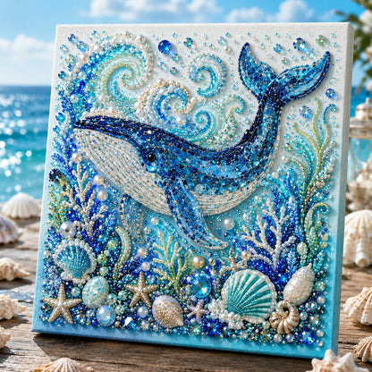 🌊 LAST DAY 49% OFF – Premium 3D Pearl Ocean Wall Art Kit | Luxury Ocean Theme Canvas with Scratch-Resistant Non-Fading Pearl Beads DIY Coastal Decor 🐚✨
