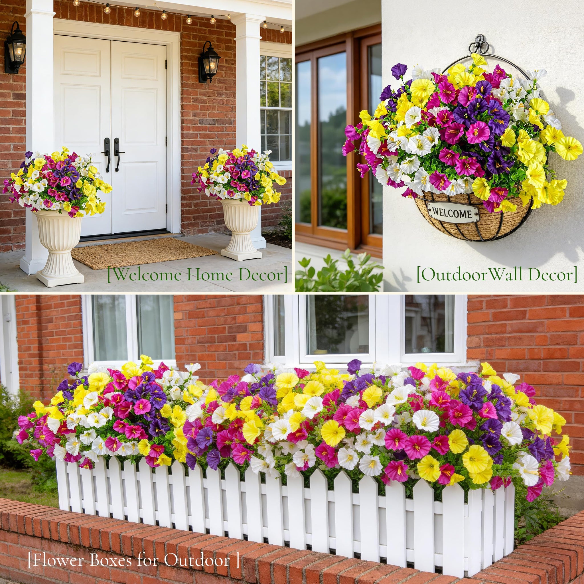 🌹Last Day 60% OFF🔥UV Resistant Artificial Petunias Flowers