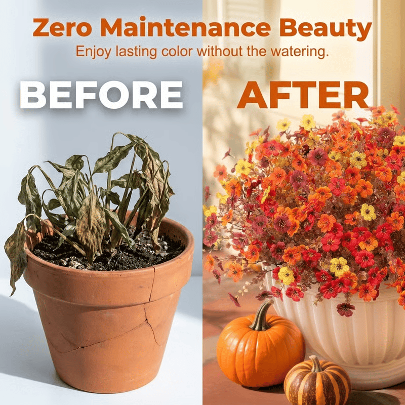 🔥Last Day 50% OFF - 🍁UV-Resistant Artificial Daisy Flowers for Fall Decor Halloween