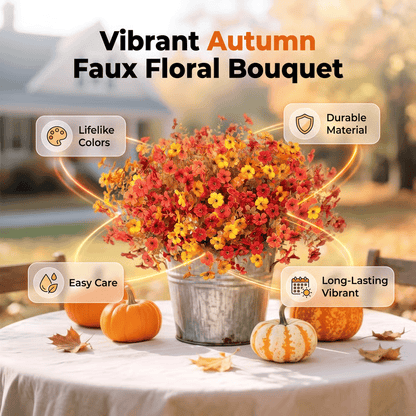 🔥Last Day 50% OFF - 🍁UV-Resistant Artificial Daisy Flowers for Fall Decor Halloween