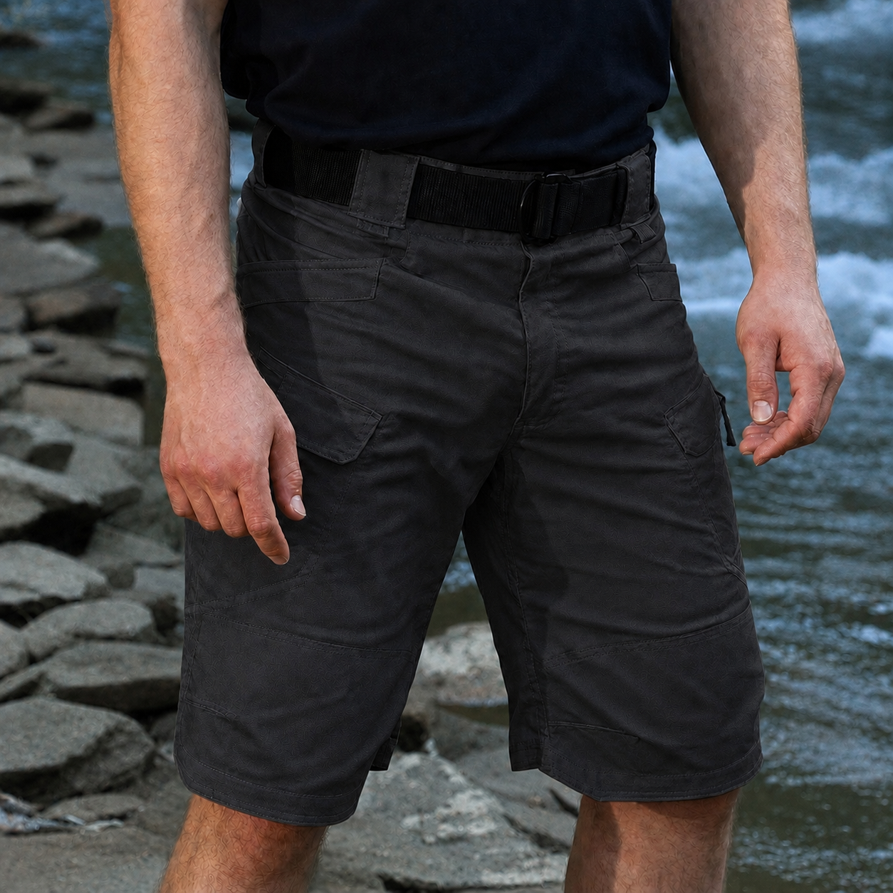 Men’s Durable Tactical Cargo Shorts with Stretch & Multi-Pockets - Buy 2 Free Shipping