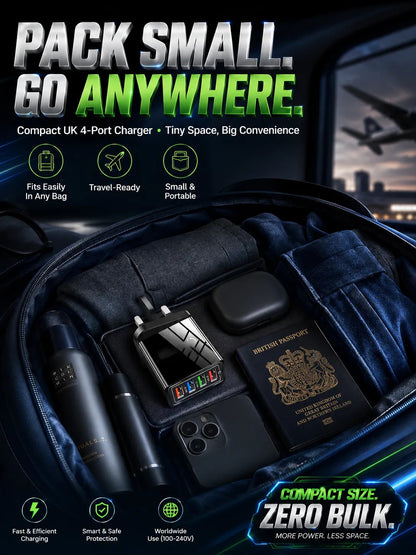 ⚡4-in-1 Travel Charger