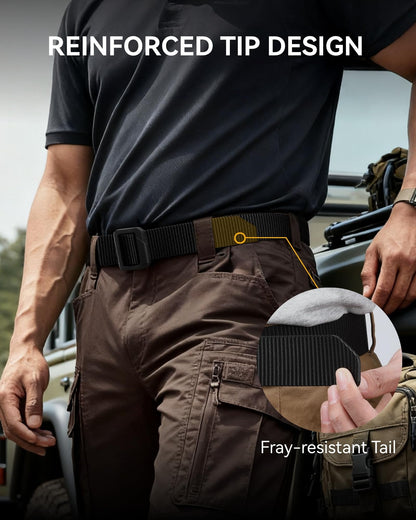 Tactical Belt Men – Nylon EDC Belt for Military