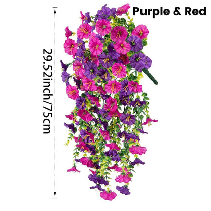 🌺UV ResistantHanging Artificial Morning Glory Vine💖