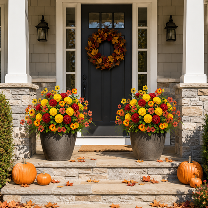 Artificial Fall Flower Set – UV-Resistant, Wind-Resistant & Fade-Resistant