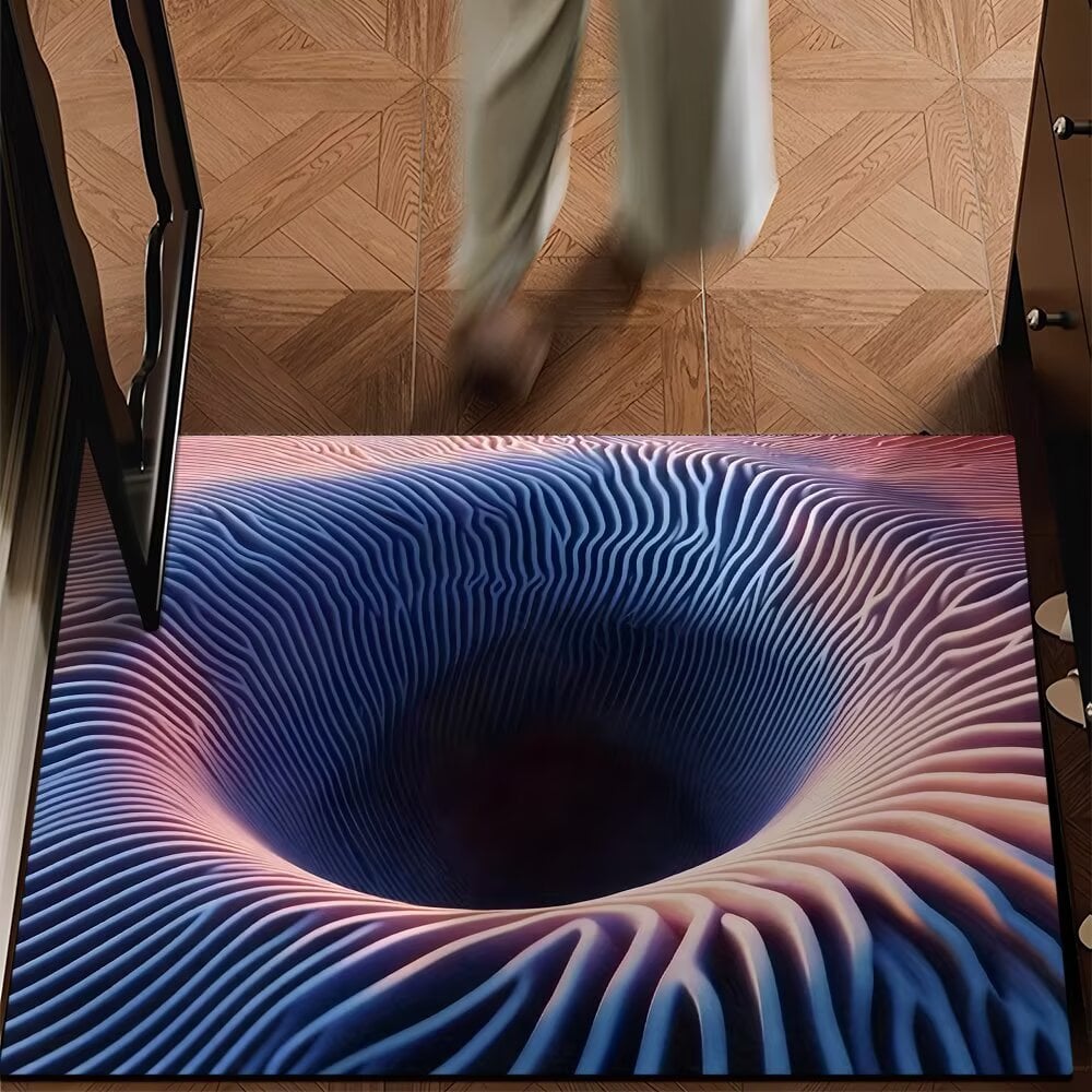3D Endless Abyss Absorbent Doormat
