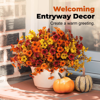 🔥Last Day 50% OFF - 🍁UV-Resistant Artificial Daisy Flowers for Fall Decor Halloween