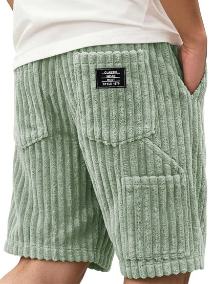 Men’s Corduroy Multi-Pocket Shorts