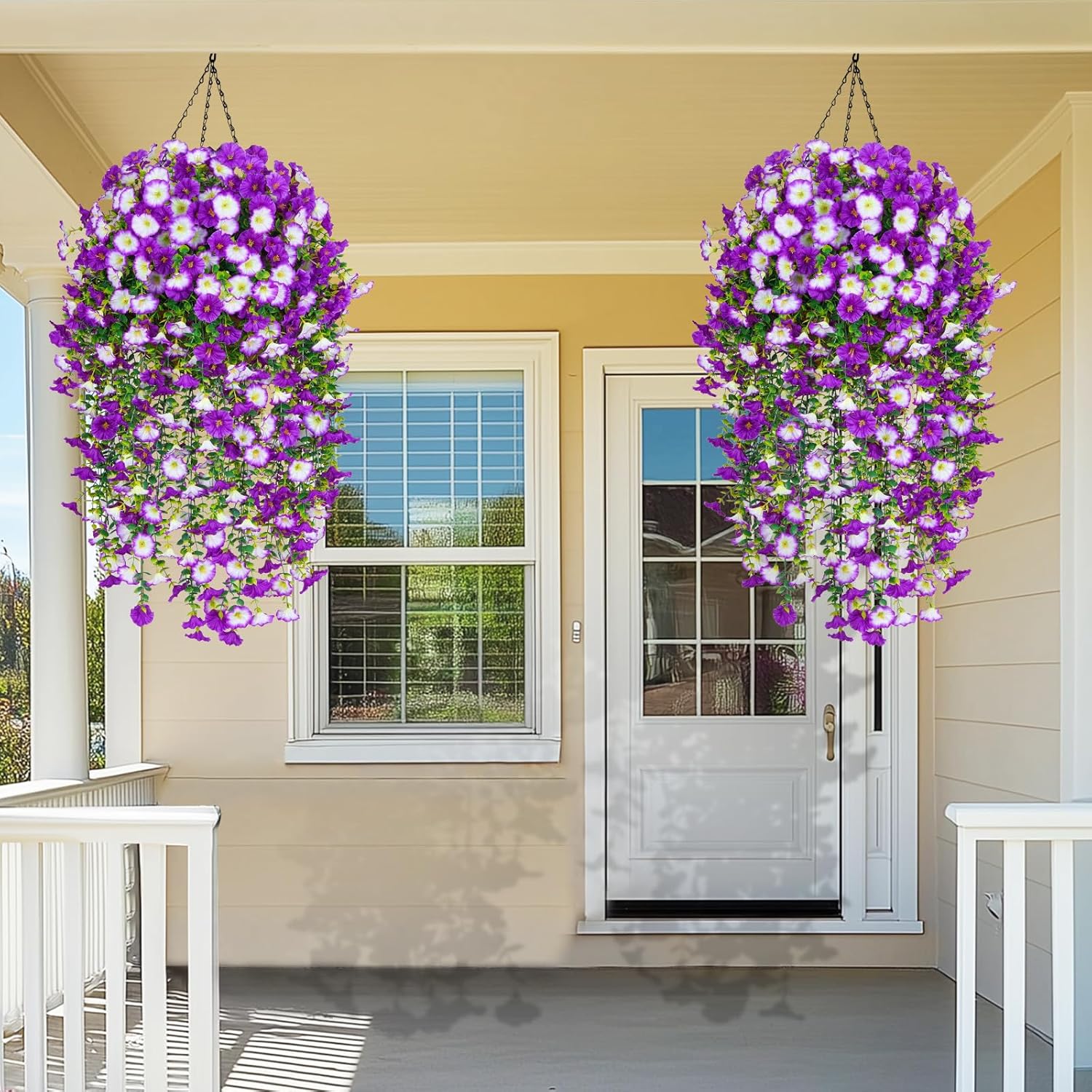 🌺UV ResistantHanging Artificial Morning Glory Vine💖