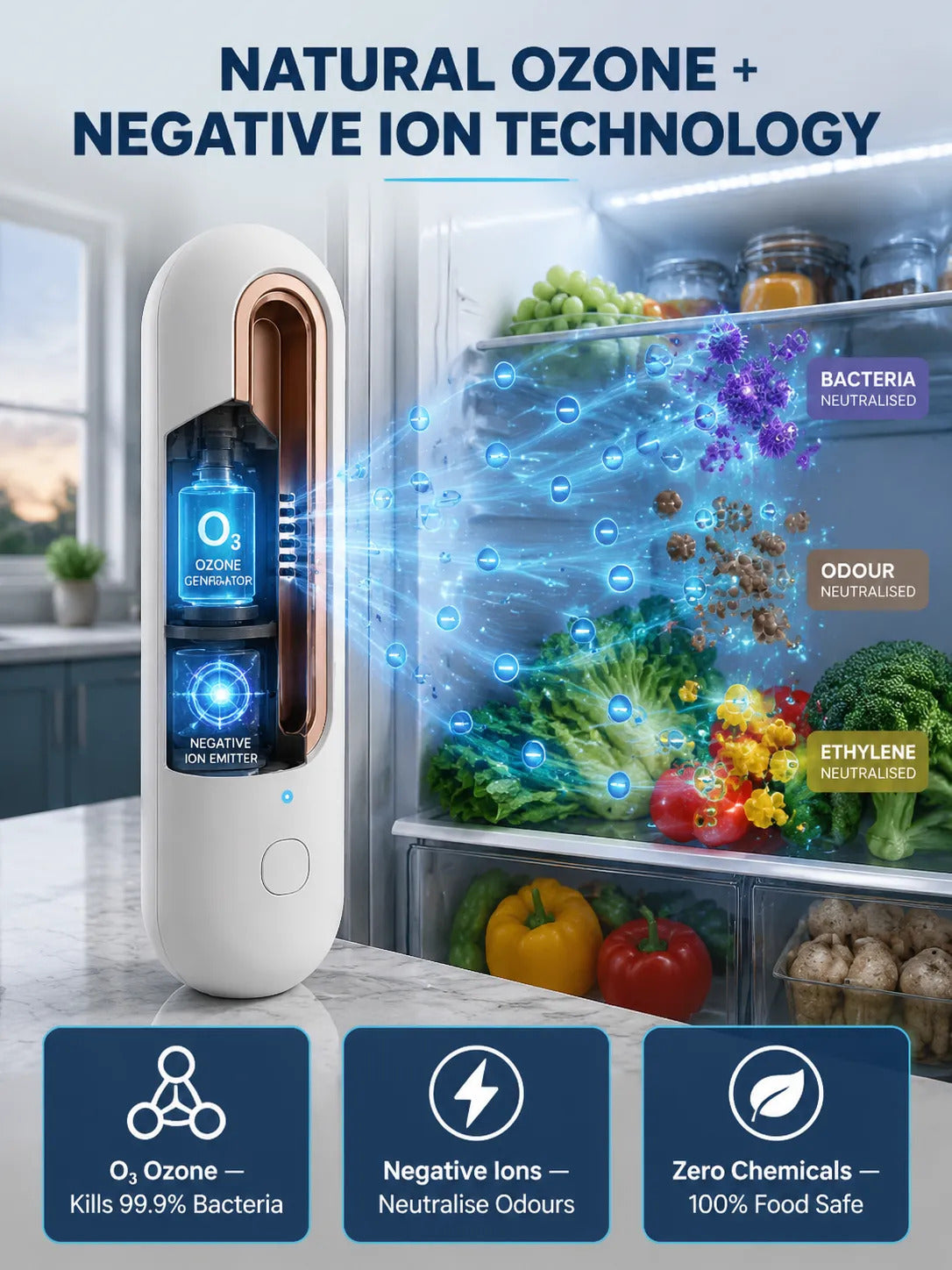 The “Cruise-Ship” Fridge Preserver | Keep Groceries Fresh 3X Longer & Stop Supermarket Spoilage