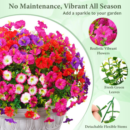 🌹Last Day 60% OFF🔥UV Resistant Artificial Petunias Flowers