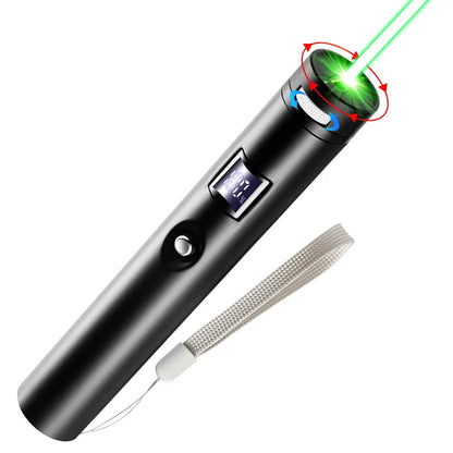 German high-intensity laser tech Military-Grade Tactical Red/Green Laser | Ignites at 1000℃, remotely removes foreign objects. Illumination distance up to 1000 yards!