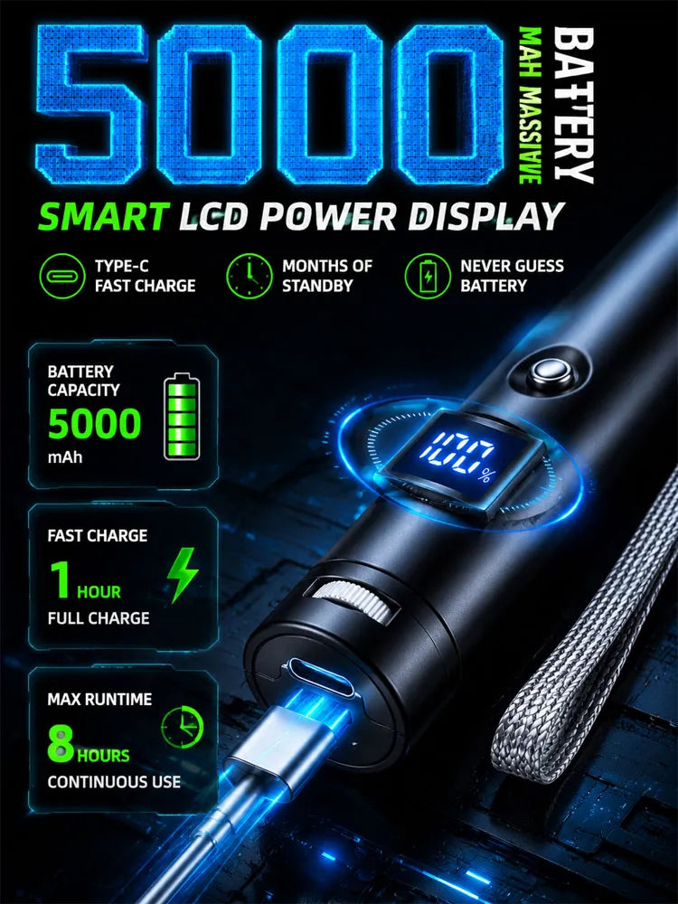 German high-intensity laser tech Military-Grade Tactical Red/Green Laser | Ignites at 1000℃, remotely removes foreign objects. Illumination distance up to 1000 yards!