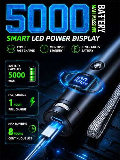 German high-intensity laser tech Military-Grade Tactical Red/Green Laser | Ignites at 1000℃, remotely removes foreign objects. Illumination distance up to 1000 yards!