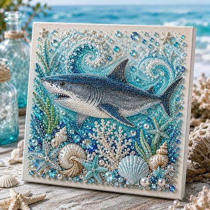 🌊 LAST DAY 49% OFF – Premium 3D Pearl Ocean Wall Art Kit | Luxury Ocean Theme Canvas with Scratch-Resistant Non-Fading Pearl Beads DIY Coastal Decor 🐚✨