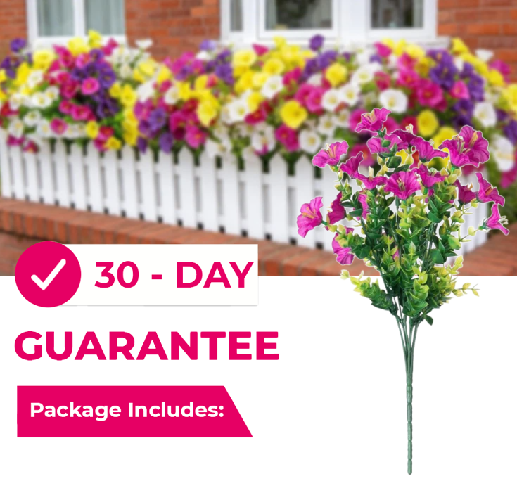 🌹Last Day 60% OFF🔥UV Resistant Artificial Petunias Flowers