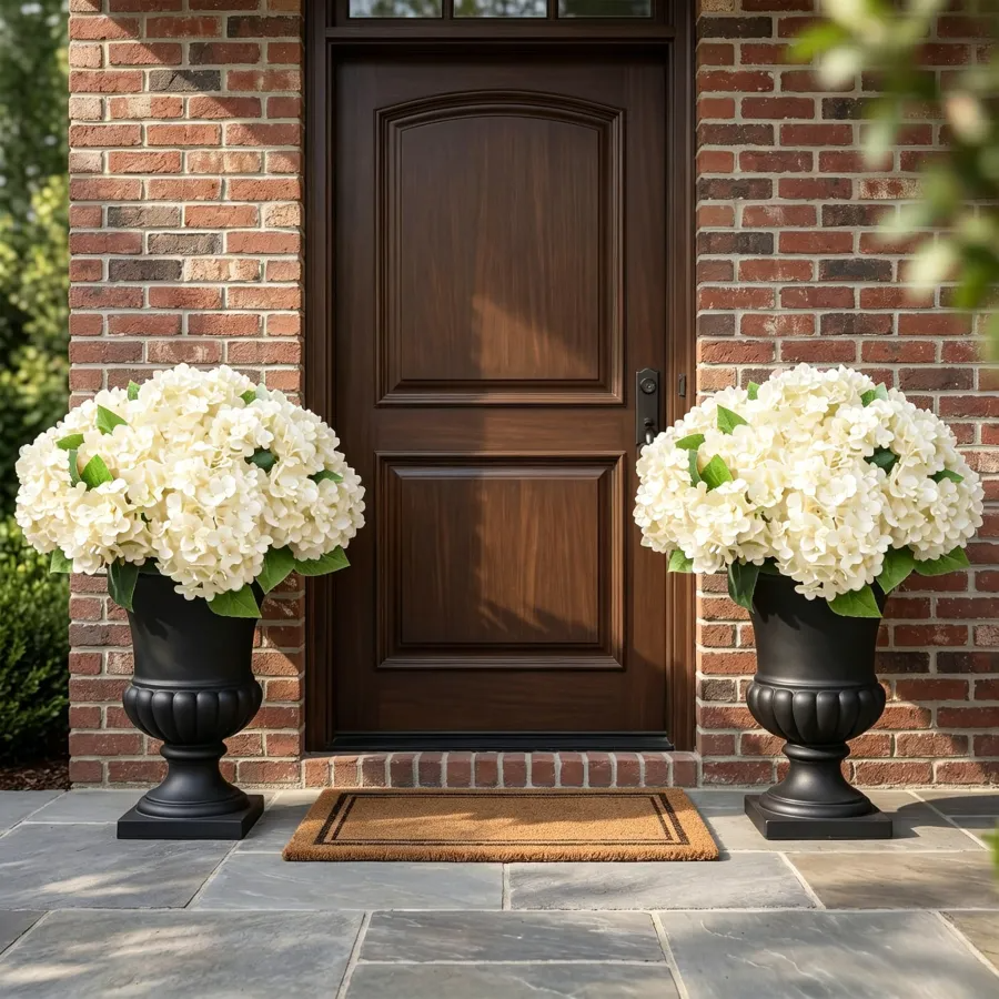 🔥 2026 Spring Hot Sale 🔥 Artificial Outdoor Hydrangea Flowers - UV resistant, Waterproof, Windproof