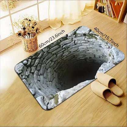 3D Endless Abyss Absorbent Doormat