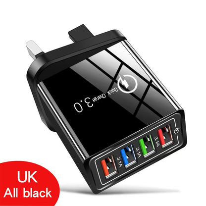 ⚡4-in-1 Travel Charger